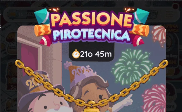 Evento Passione Pirotecnica Monopoly Go (Elenco dei Premi)